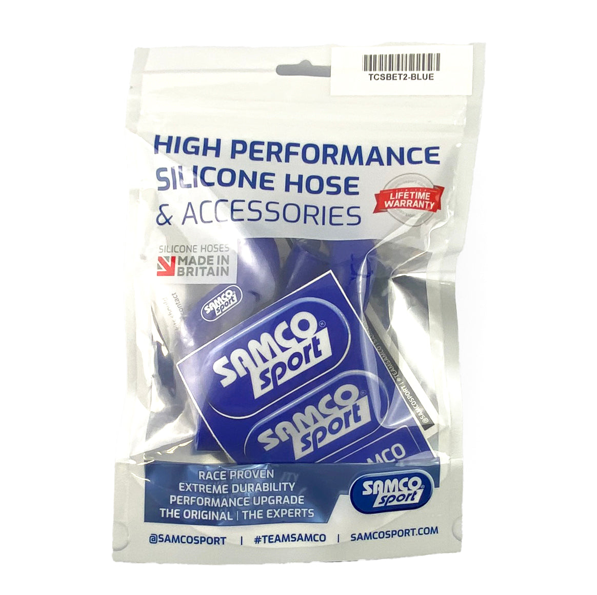 Beta EVO 125 (2T) 2009 - 2019 3 Piece Samco Sport Silicone Radiator Coolant Hose Kit BLUE