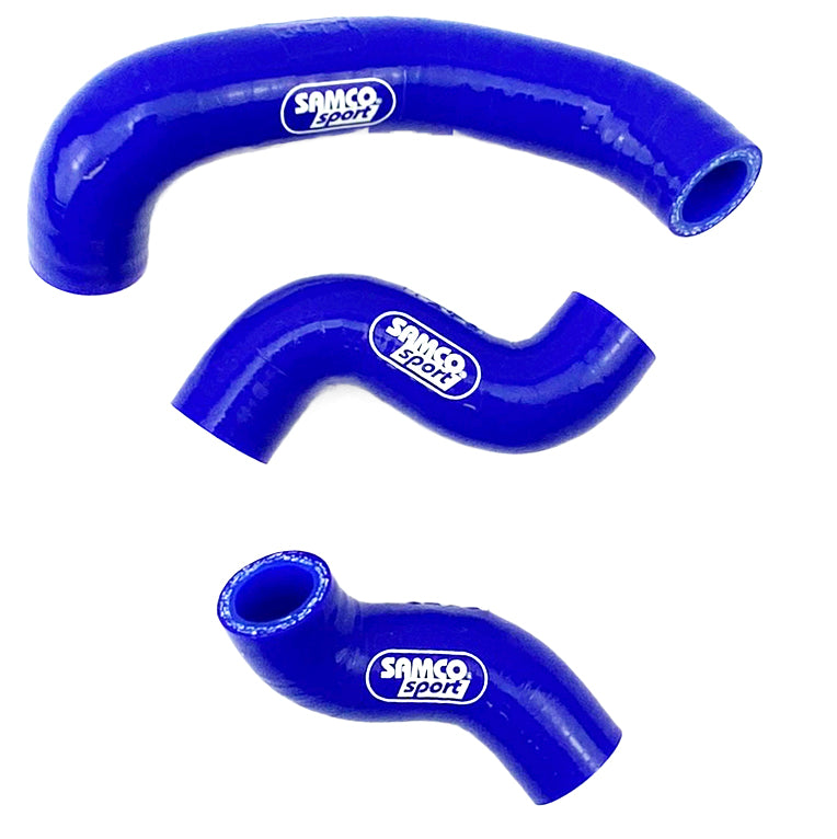 Beta EVO 125 (2T) 2009 - 2019 3 Piece Samco Sport Silicone Radiator Coolant Hose Kit BLUE