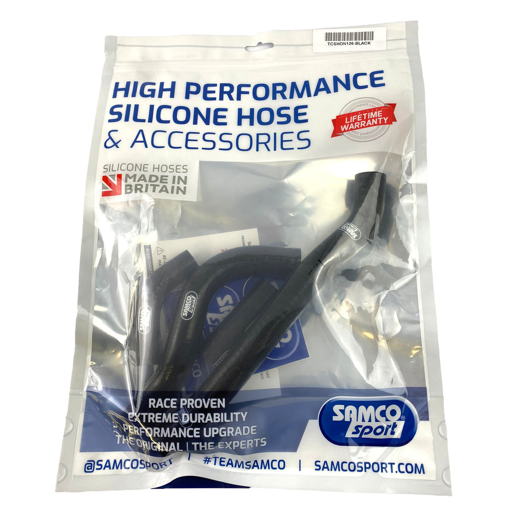 SAMCO HOSE KIT HONDA CRF 250 2022, 4 PIECE KIT, BLACK, HON-126-BK