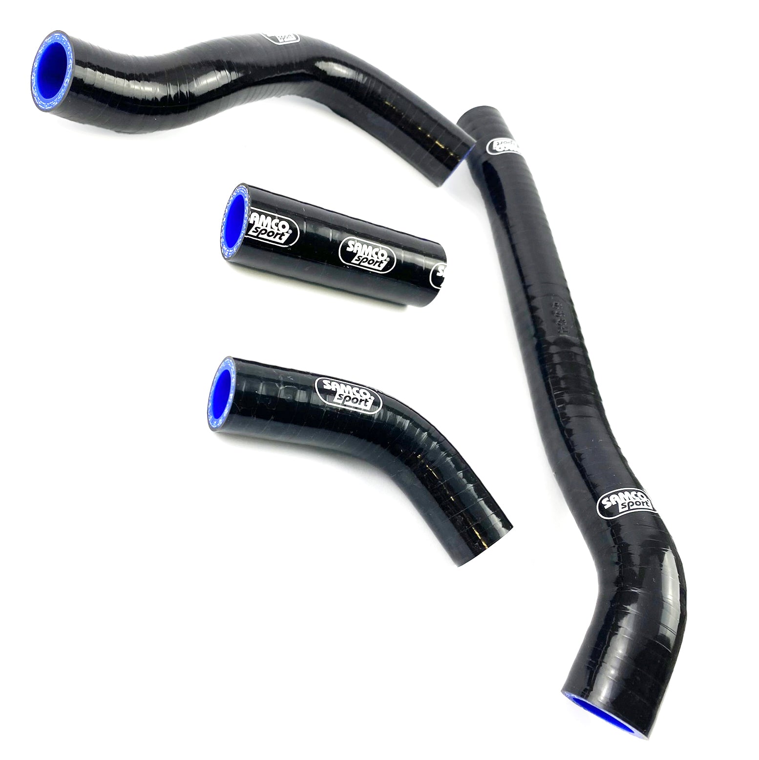 SAMCO HOSE KIT HONDA CRF 250 2022, 4 PIECE KIT, BLACK, HON-126-BK