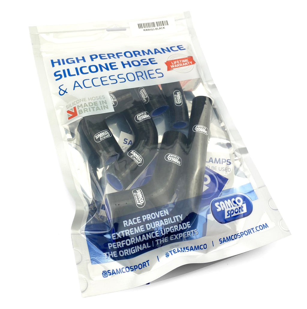 SAMCO HOSE KIT KAWASAKI KXF 450 2024, BLACK, OEM 6 PIECE, KAW-103-BK