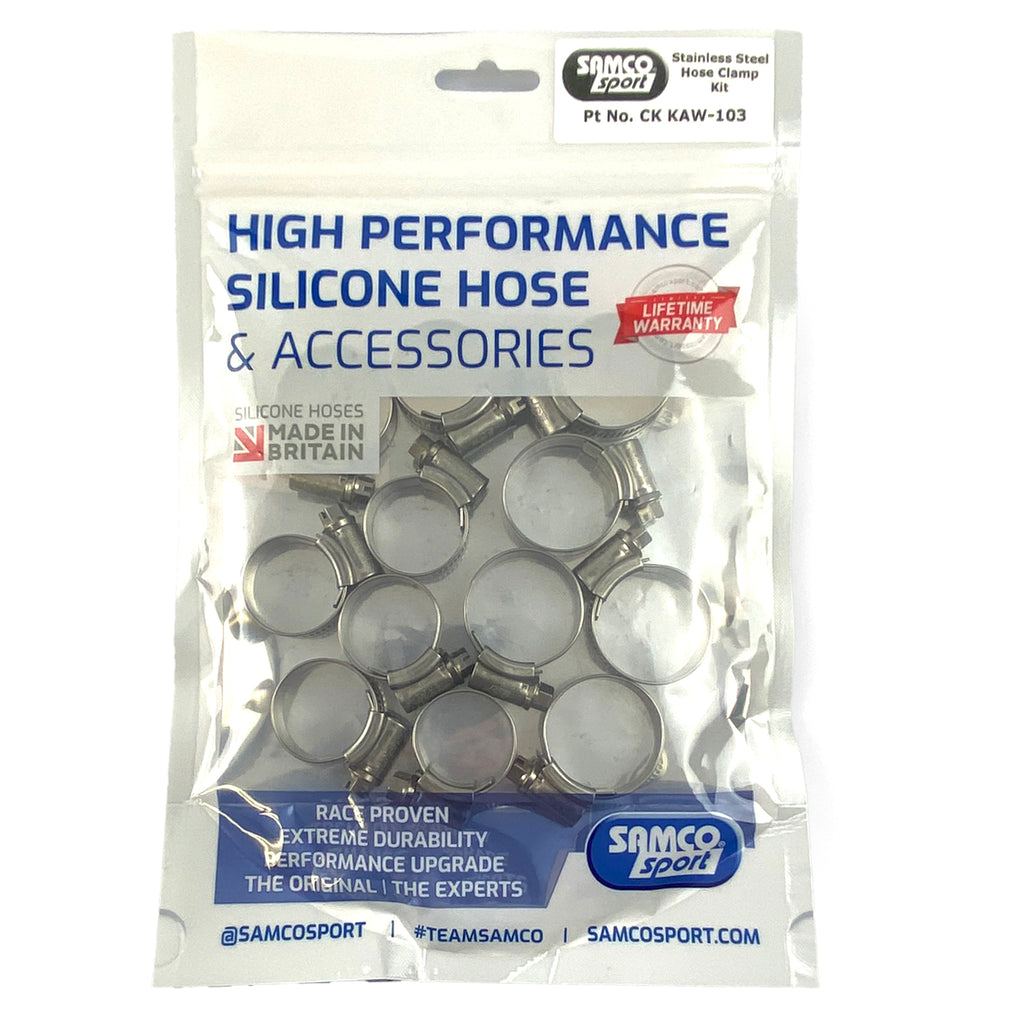 SAMCO CLAMP KIT KAWASAKI KXF 450 2024, STAINLESS STEEL CLAMP KIT, CK KAW-103