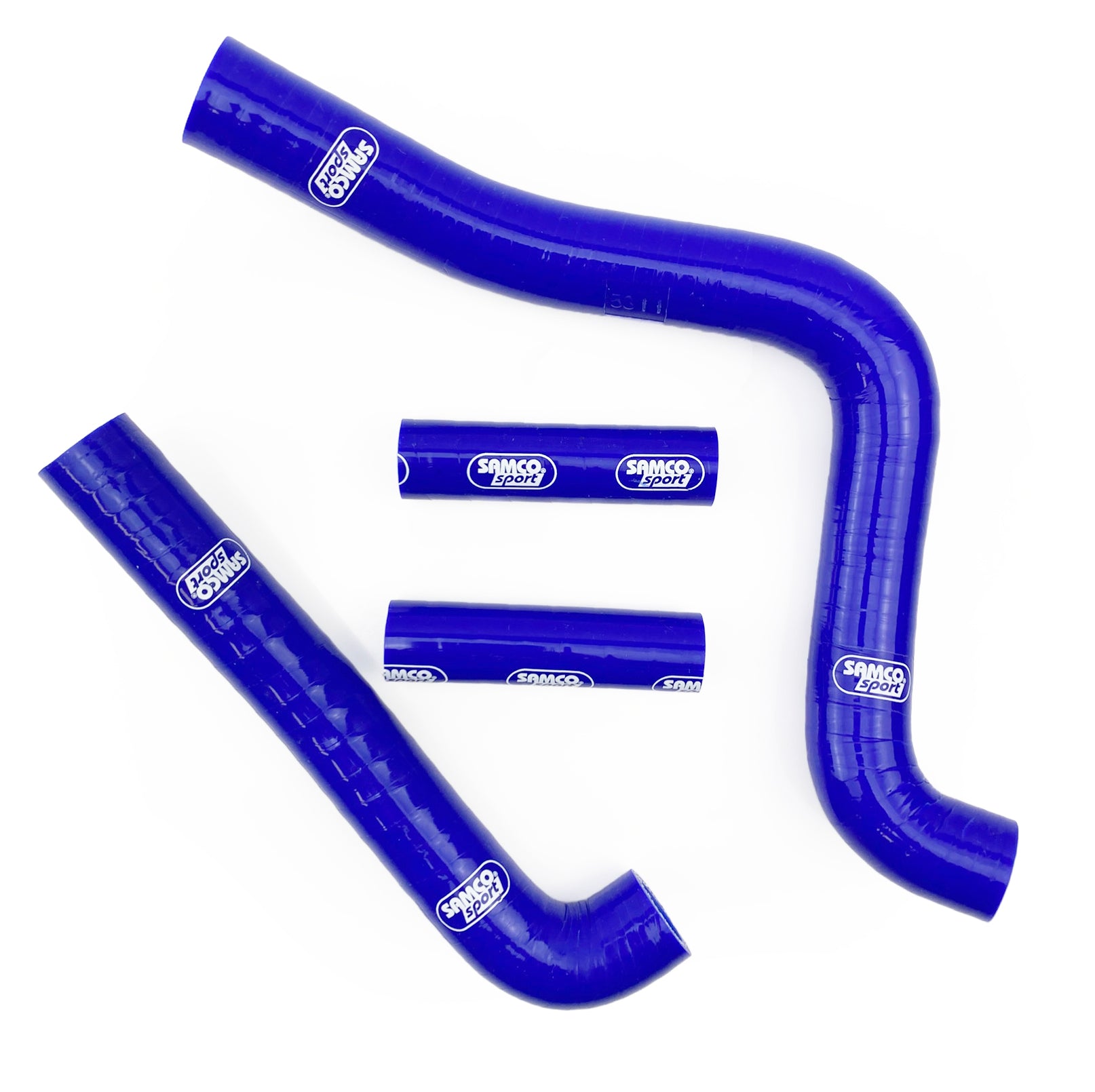 Kawasaki KX 125 1994 - 1998 4 Piece Samco Sport Blue Silicone Radiator Coolant Hose Kit