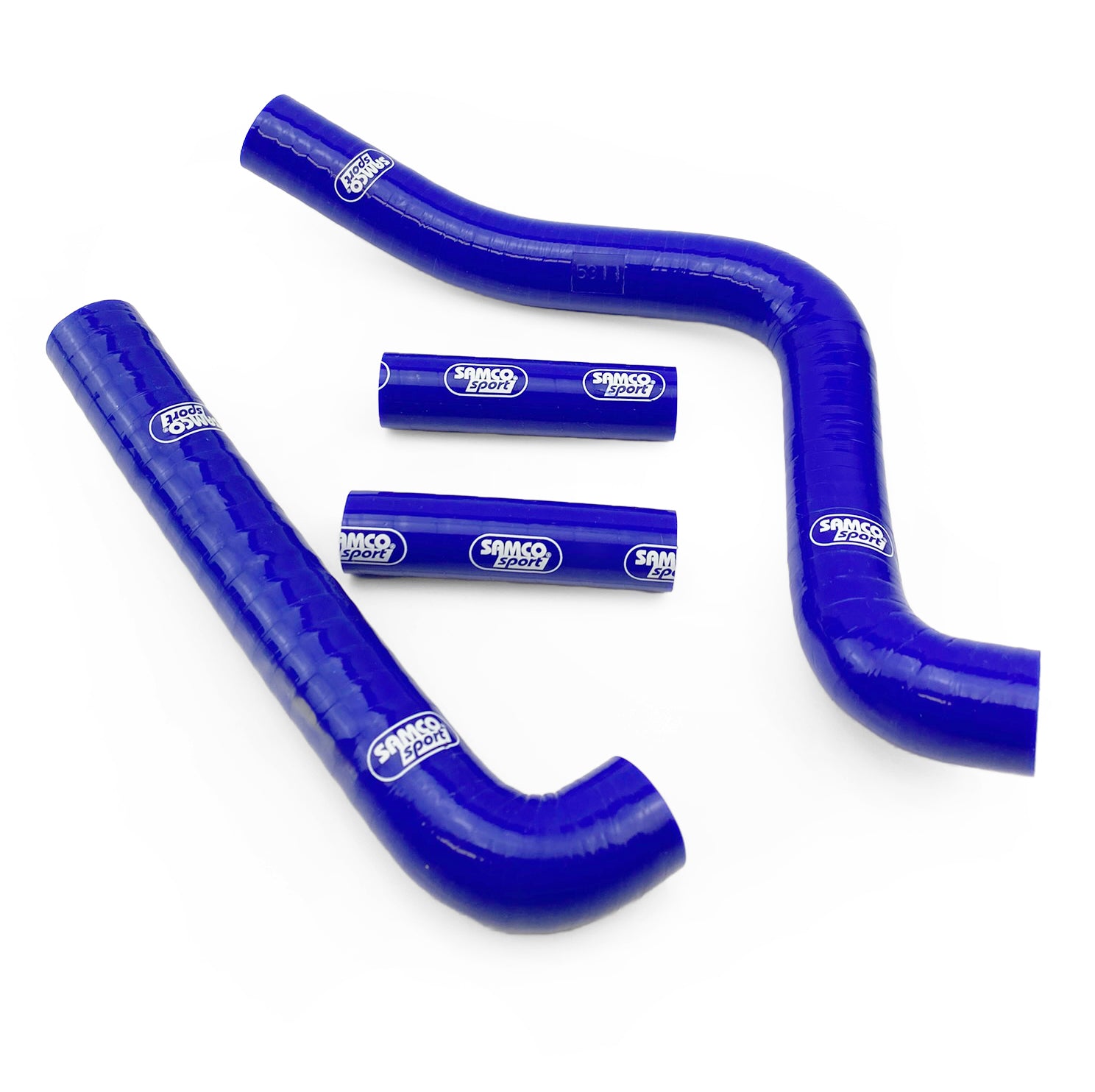 Kawasaki KX 125 1994 - 1998 4 Piece Samco Sport Blue Silicone Radiator Coolant Hose Kit
