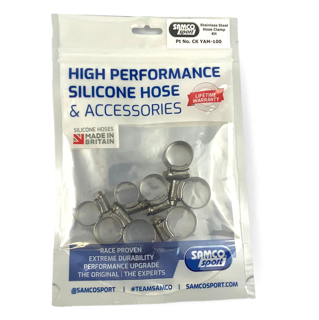 SAMCO CLAMP KIT KIT YAMAHA YZF 250 2024, STAINLESS STEEL CLAMP KIT, CK YAM-100