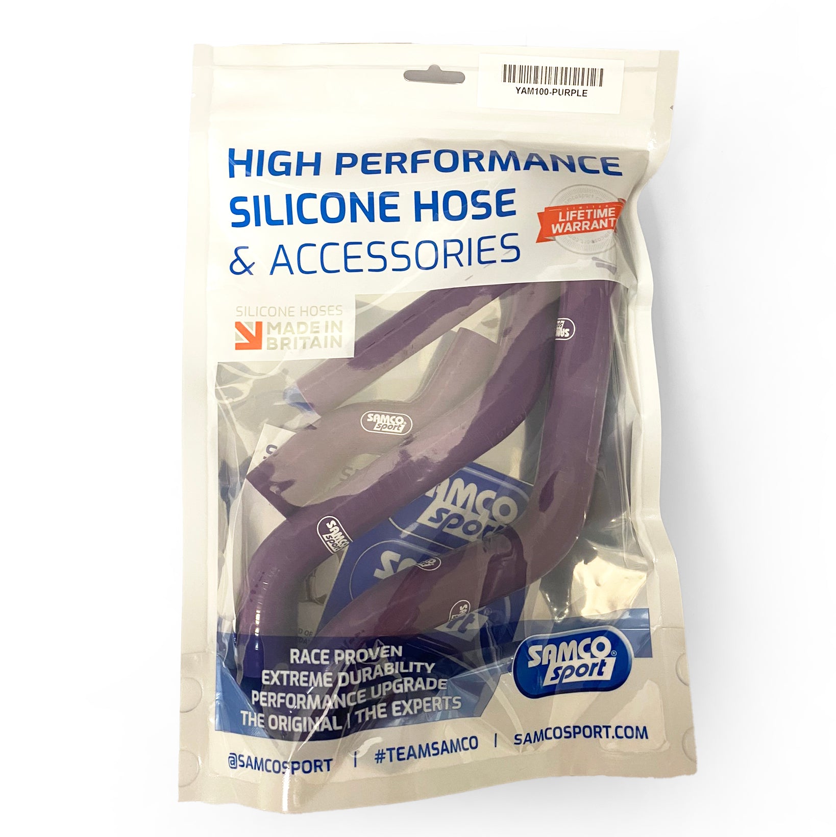 SAMCO HOSE KIT YAMAHA YZF 250 2024, 4 PIECE KIT, PURPLE, YAM-100-PU