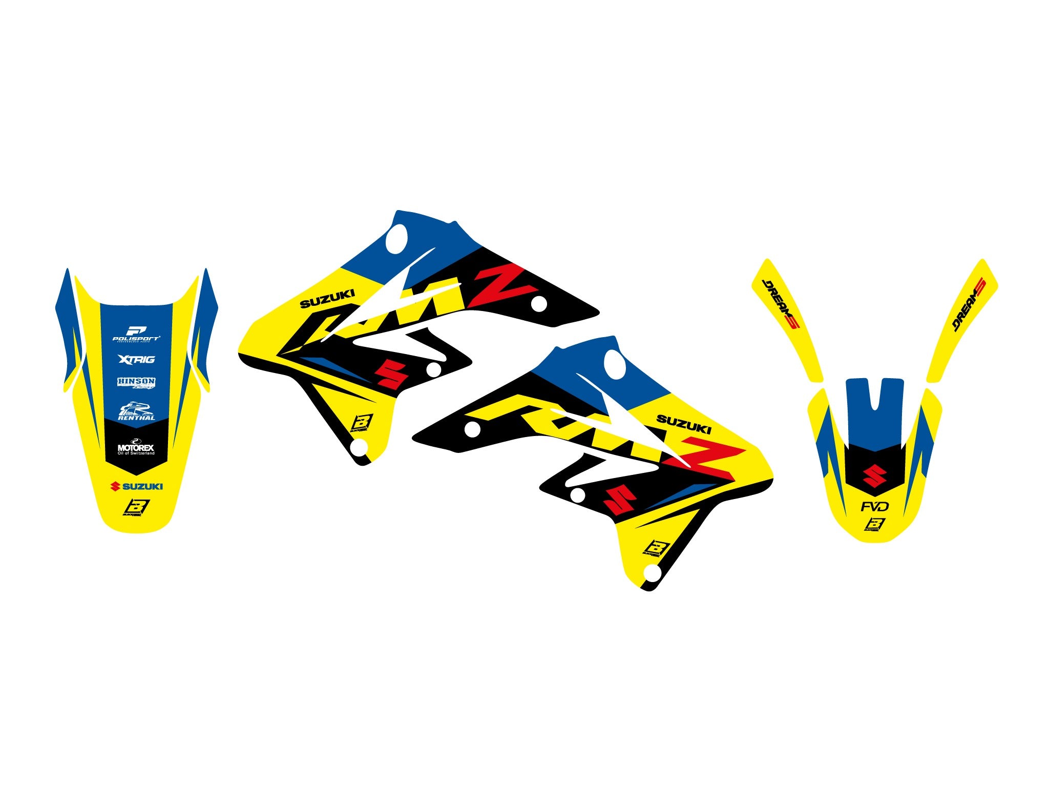 07-09 RMZ250 DREAM 5 GRAPHICS, BLACKDIRD 2314AB