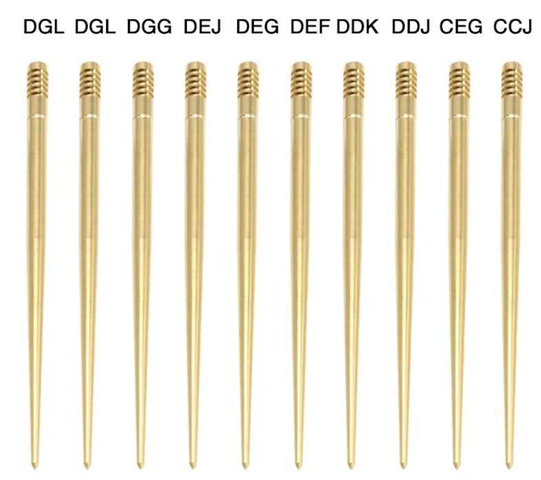 CARBURETTOR NEEDLES N427-48 SET-10 CCJ CEG DDJ DDK DEF DEG DEJ DGG DGJ DGL KEIHIN PWK33-42 PJ34-38 PE36