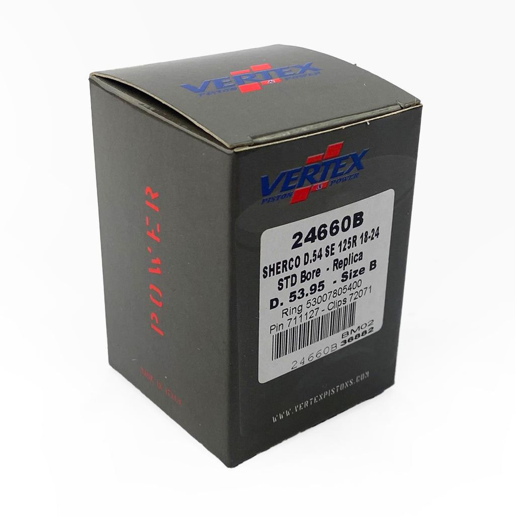 PISTON KIT VERTEX 54mm B SHERCO SE125R 2018-24, VERTEX 24660B