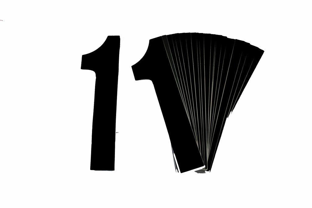 1 BLACK 8No.20cm. PACK