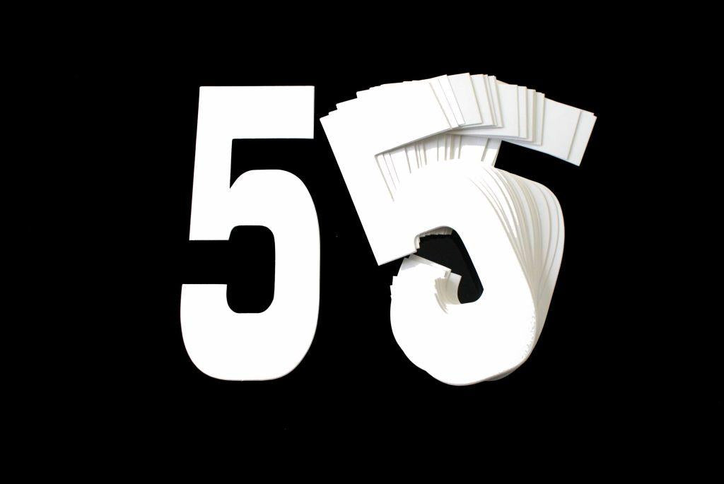 5 WHITE 8No.20cm. PACK