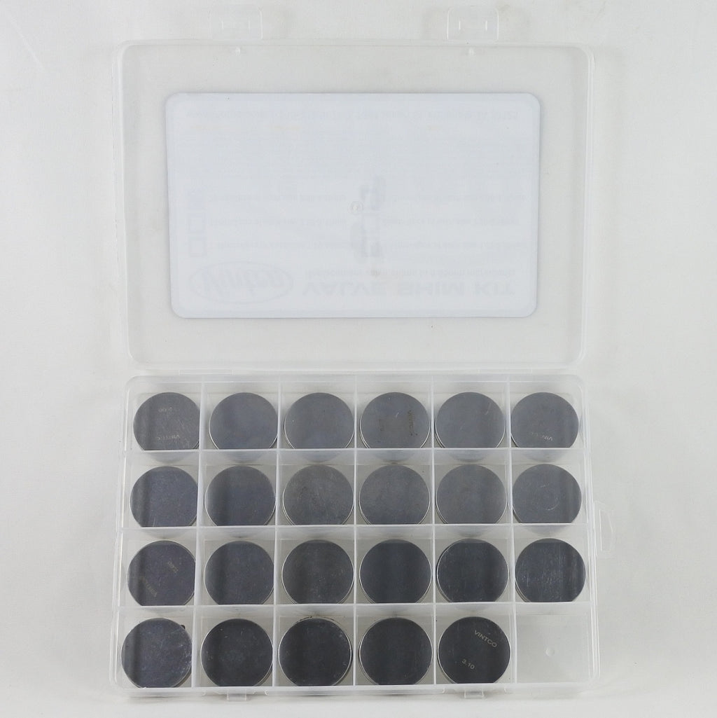 VALVE SHIM KIT 29mm 2PCS EACH SIZE 2.00mm-3.10mm 0.05mm INCREMENTS VINTCO 29SHIMKIT