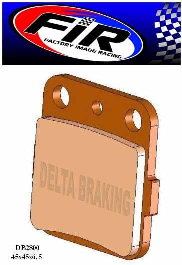 BRAKE PADS SINTERED METAL HS, MX-N HIGH FRICTION, BP003T05B THICK 6.5mm
