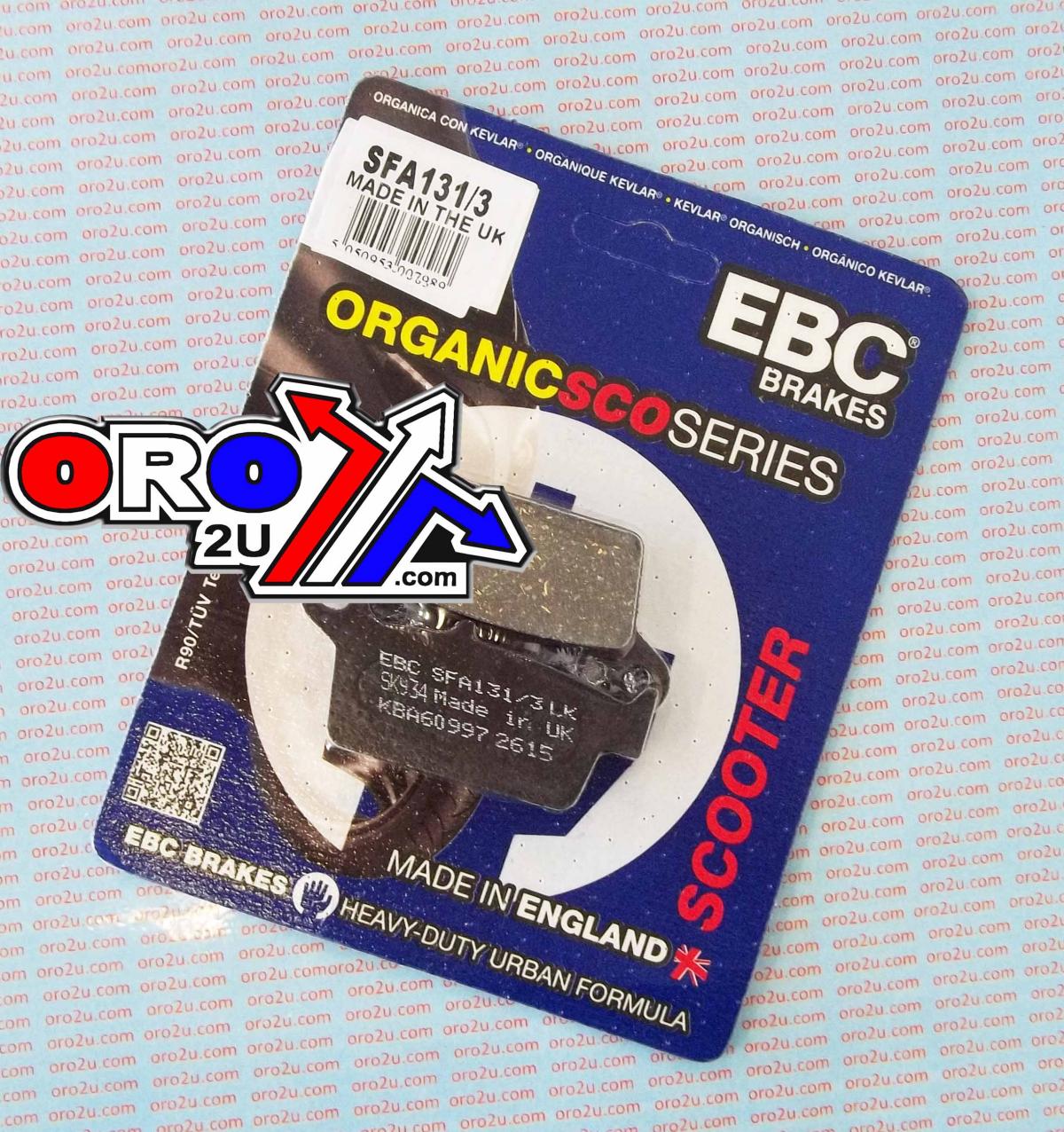 BRAKE PADS SFA131/3 EBC, EBC SFA131/3, 06435 GT4 405, 06431 GW2 405