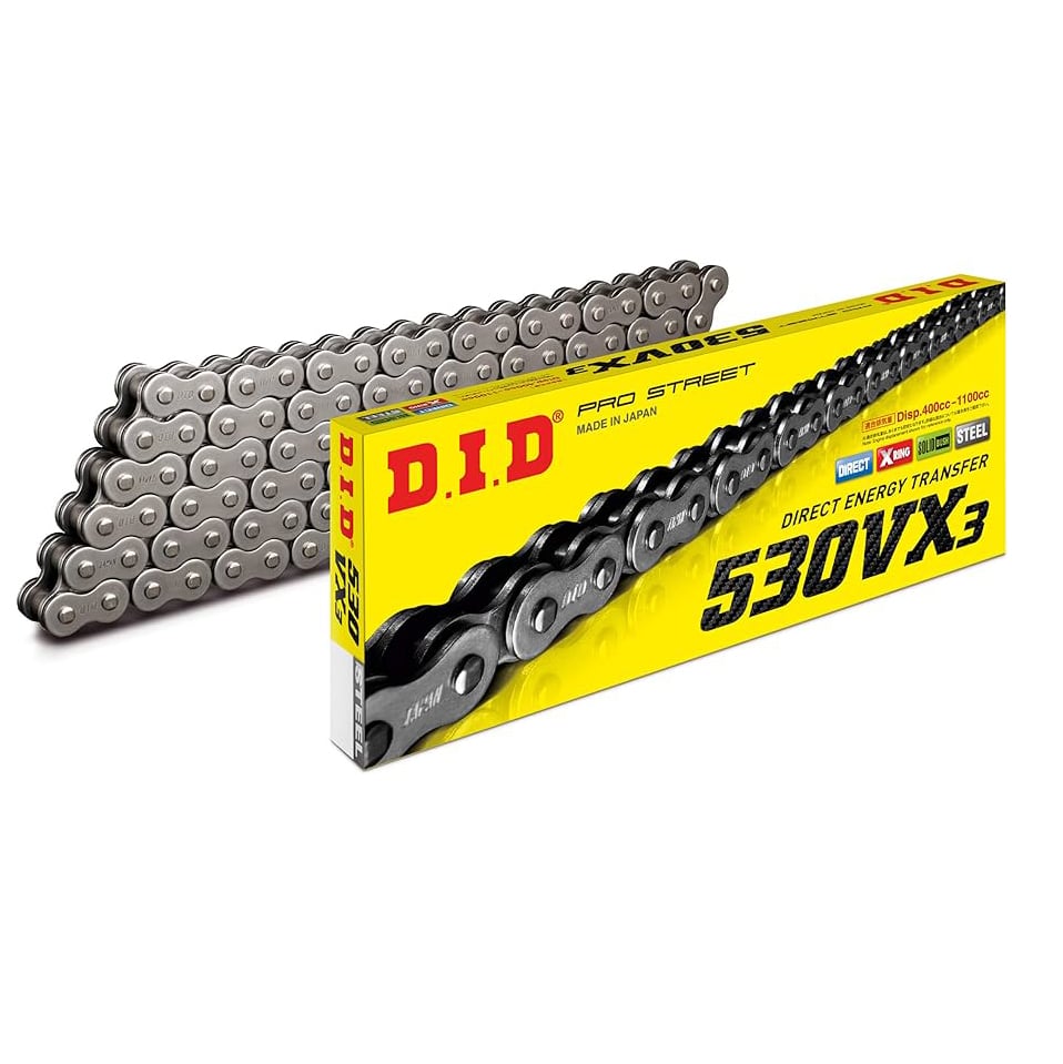 DID 530/50VX3 X-RING CHAIN 130L, DID530VX3130, 530VX3