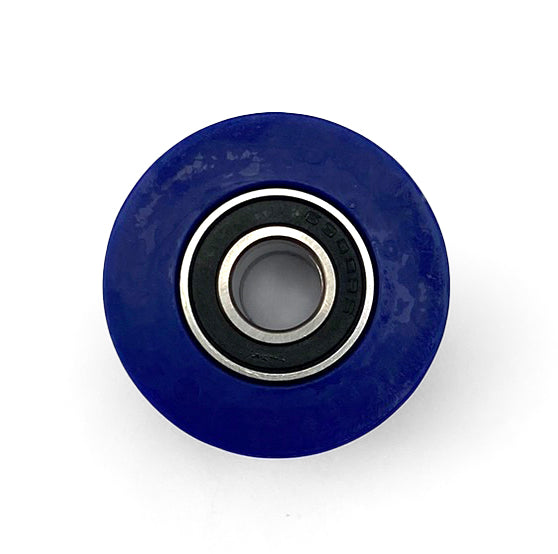 CHAIN ROLLER 10x35mm, RUBBER SEALED BEARINGS BLUE HOLE 10mm