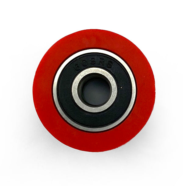 CHAIN ROLLER RED IDxODxW 8x32x24, LONG LASTING / 32MM OD