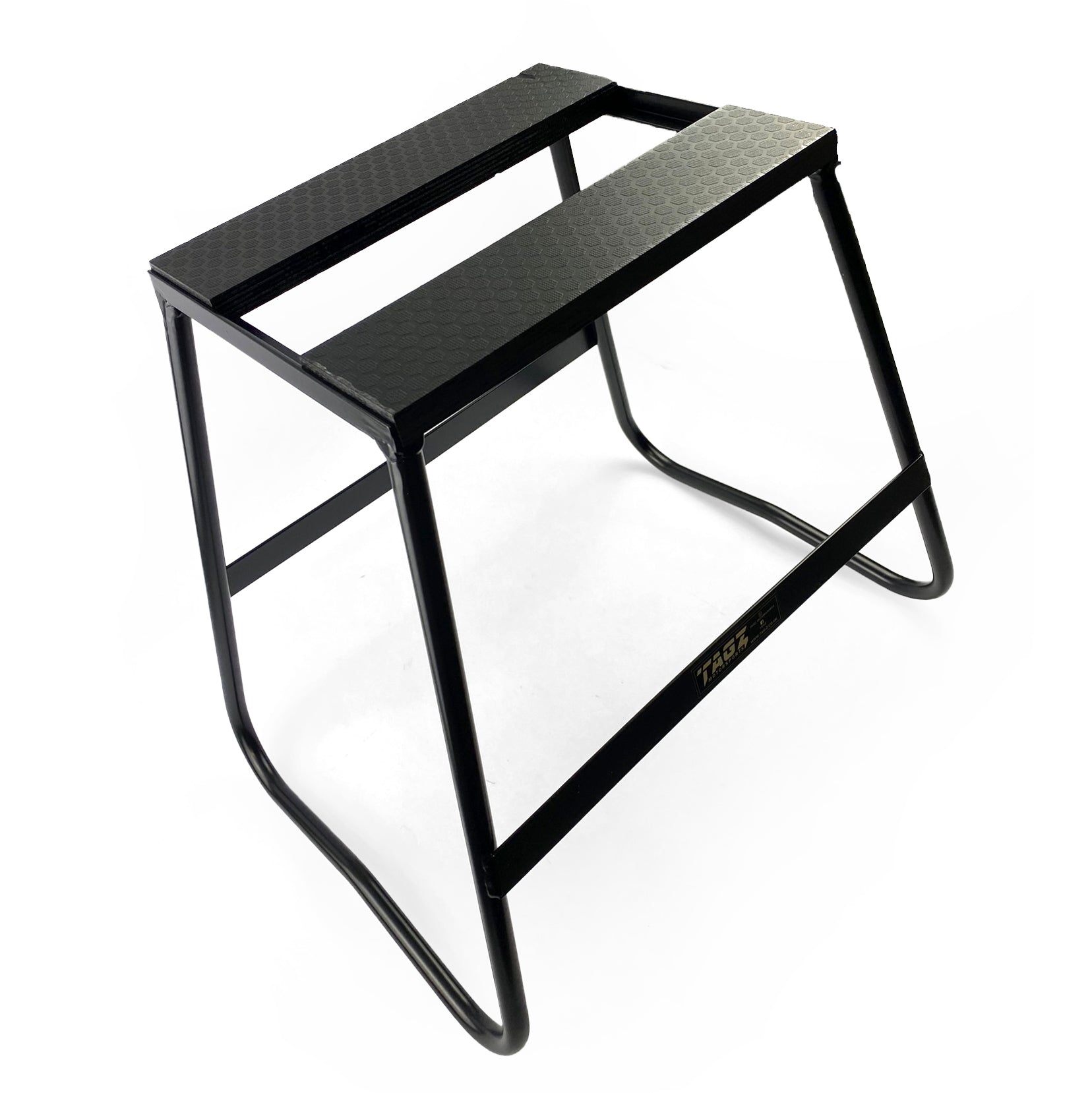 BIKE STAND BLACK SPLIT-TOP, 440mm TALL, LIGHT WEIGHT, MX
