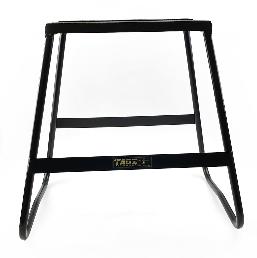 BIKE STAND BLACK SPLIT-TOP, 440mm TALL, LIGHT WEIGHT, MX
