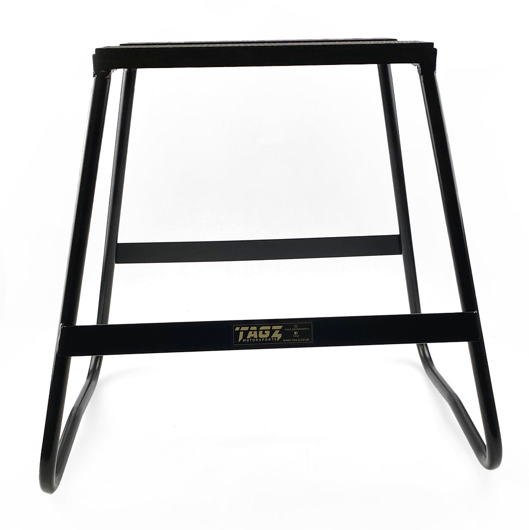 BIKE STAND BLACK SPLIT-TOP, 440mm TALL, LIGHT WEIGHT, MX
