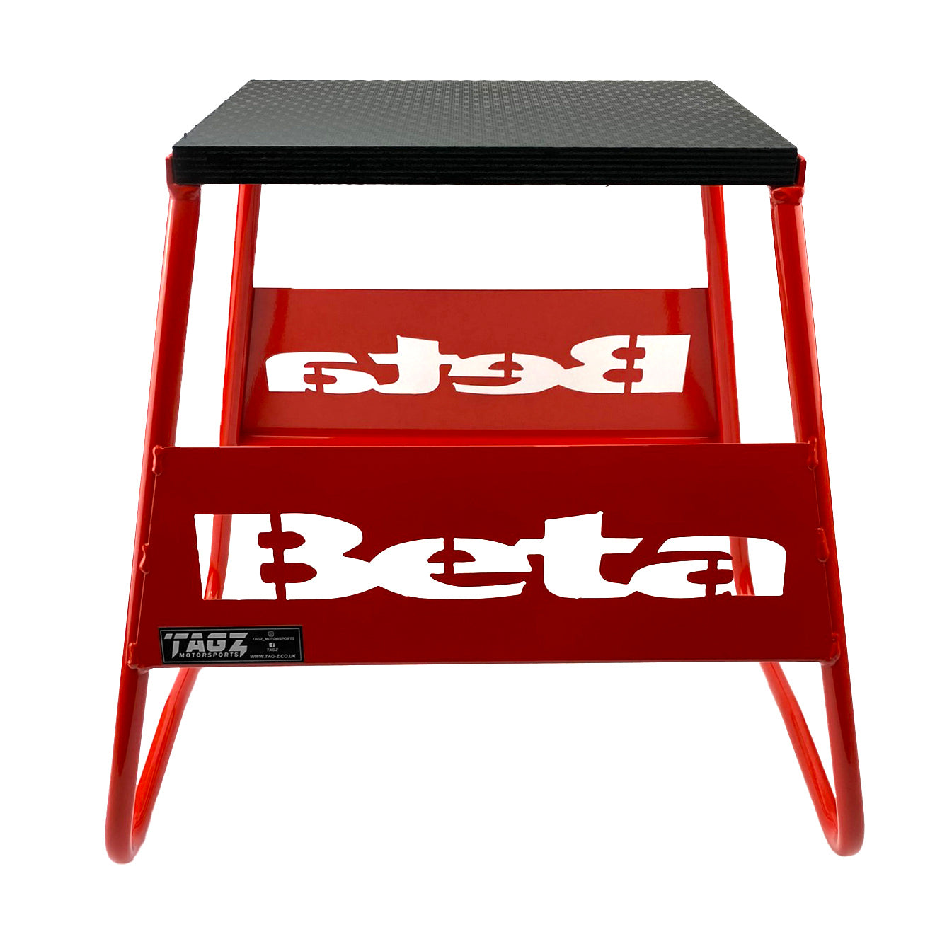 STAND 440 RED BETA LOGO, MX LOGO STAND, SHOW ROOM STAND