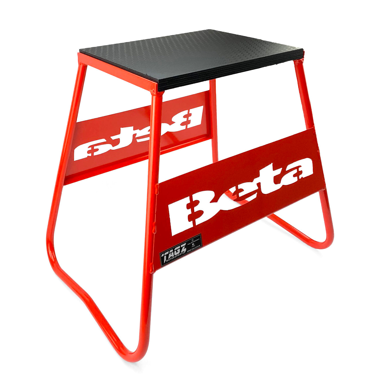 STAND 440 RED BETA LOGO, MX LOGO STAND, SHOW ROOM STAND
