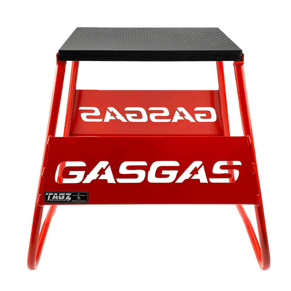 STAND 440 RED GAS GAS LOGO, MX LOGO STAND, SHOW ROOM STAND