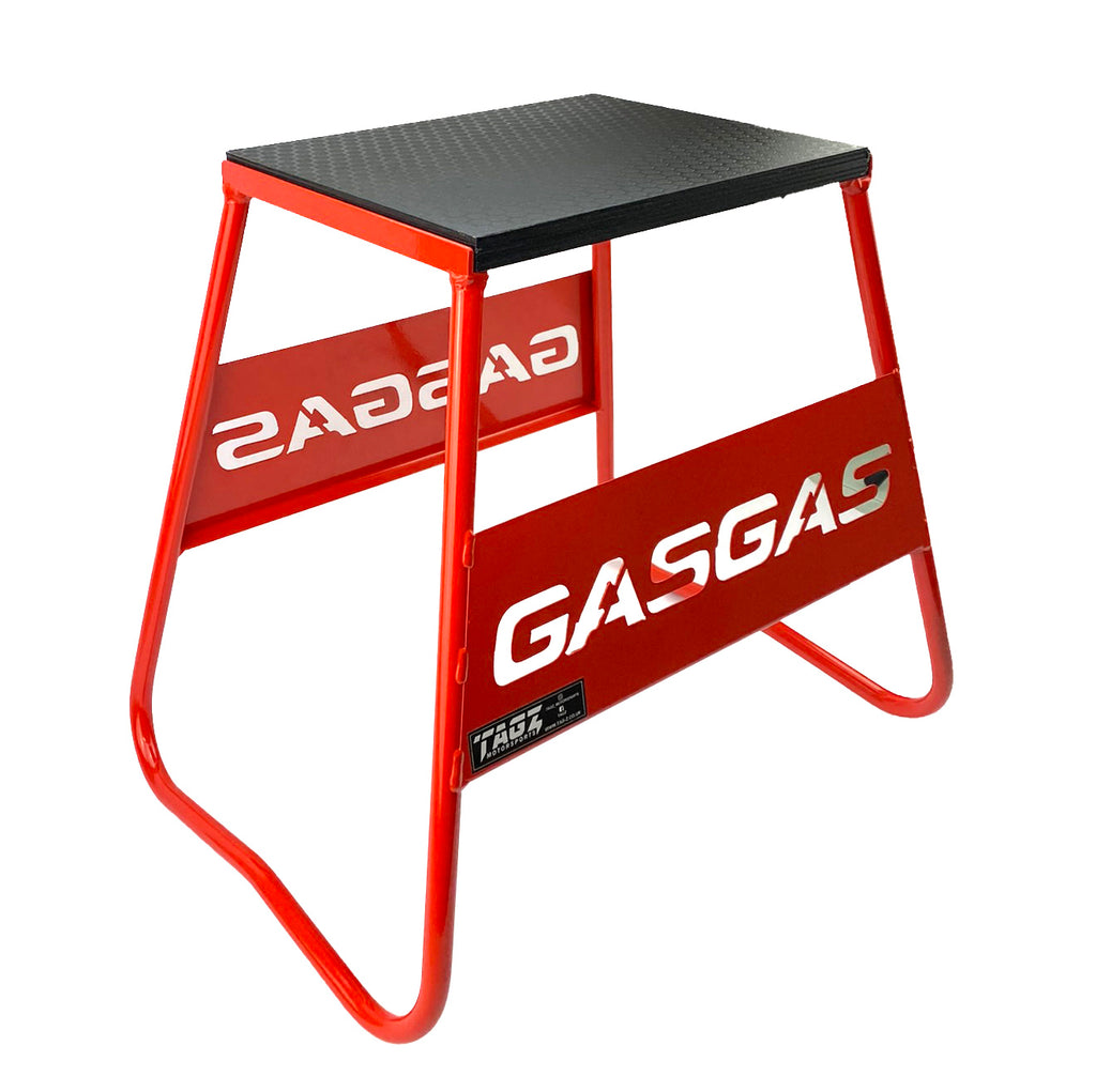 STAND 440 RED GAS GAS LOGO, MX LOGO STAND, SHOW ROOM STAND