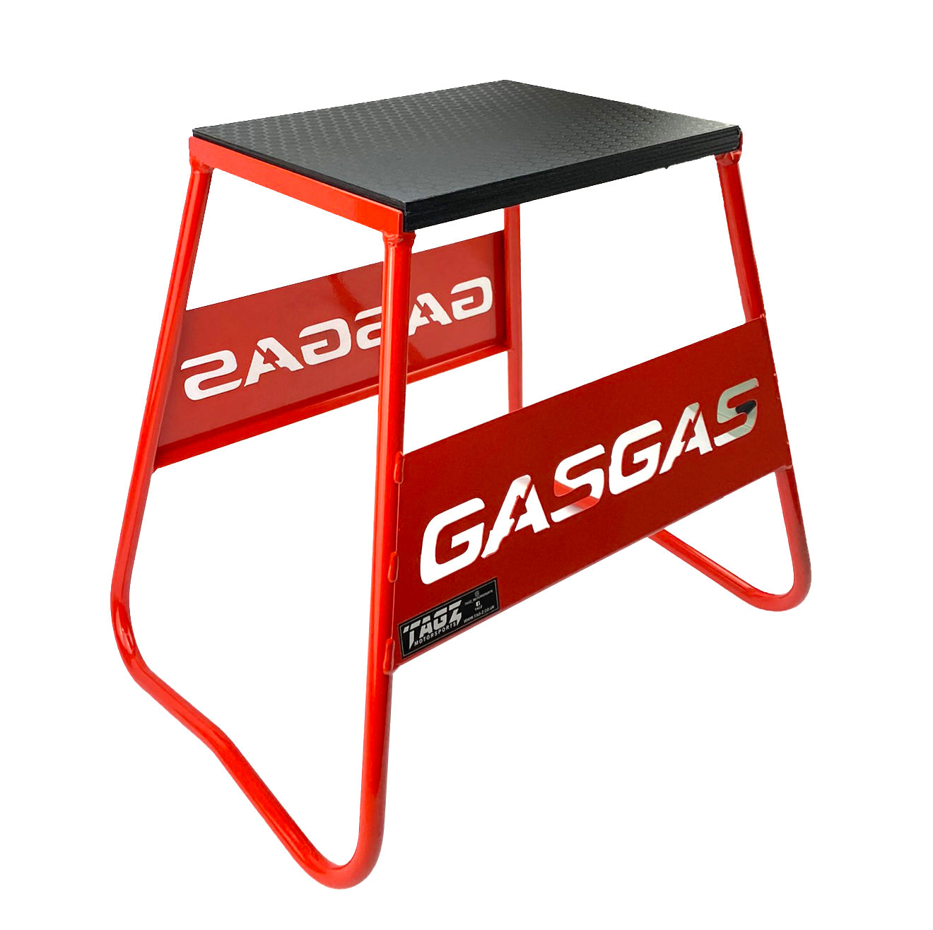 STAND 440 RED GAS GAS LOGO, MX LOGO STAND, SHOW ROOM STAND