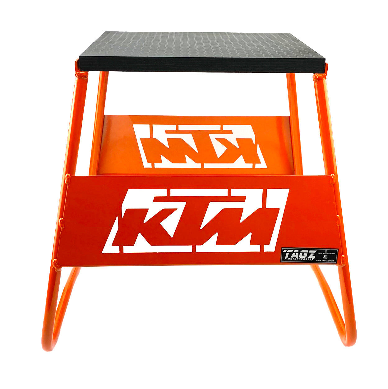 STAND 440 ORANGE KTM LOGO, MX LOGO STAND, SHOW ROOM STAND