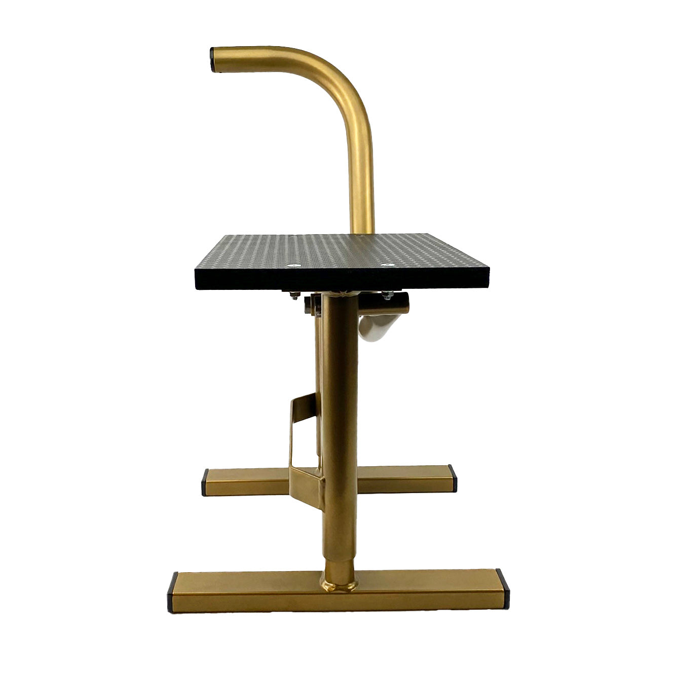 HD JACK-UP-STAND TWIN LEG v5, MX & ENDURO 125>625CC GOLD, LARGE STAND 440mm HIGH MX