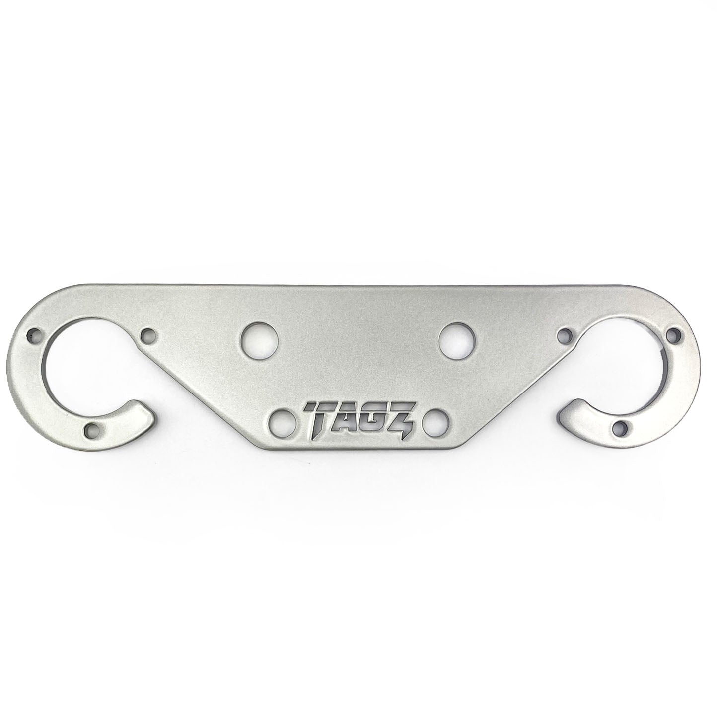 HEAVY DUTY TOW BAR BUMPER TWIN SOCKET PLATE SLIVER