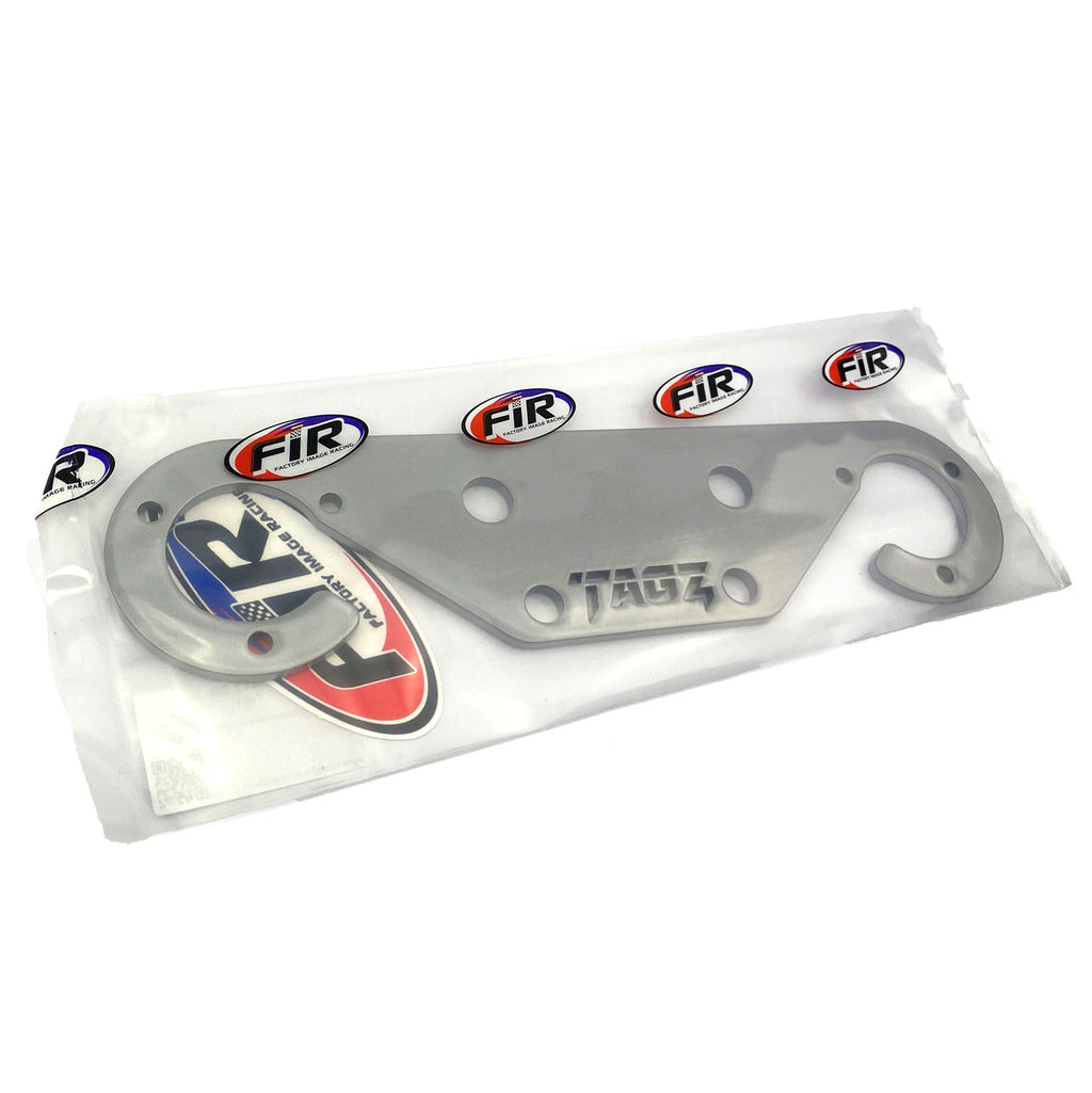 HEAVY DUTY TOW BAR BUMPER TWIN SOCKET PLATE SLIVER