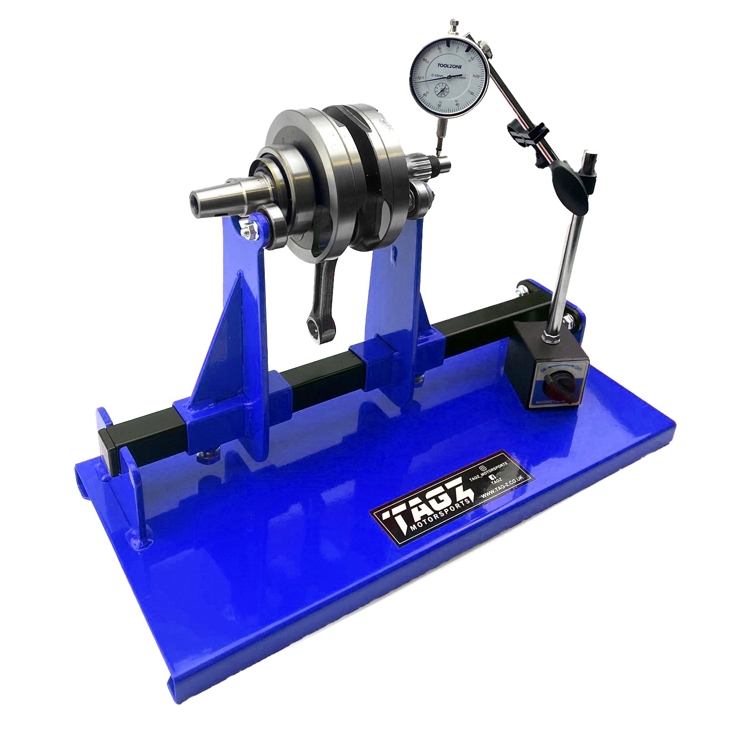 PRO CRANK BALANCE STAND BLUE, www.TAG-Z.co.uk