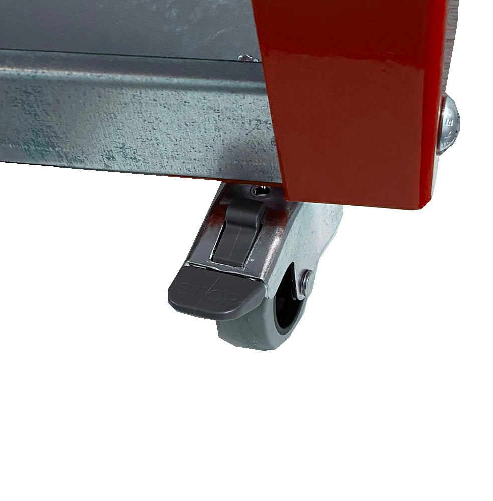 HEAVY DUTY WORKSHOP TROLLEY, RED