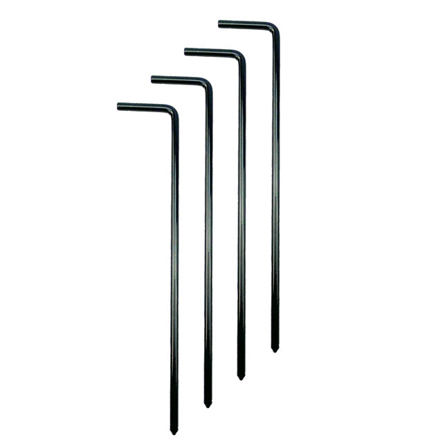 300mm LONG PEG SET/4 BK., (SUIT 33-540 WHEEL CHOCK)