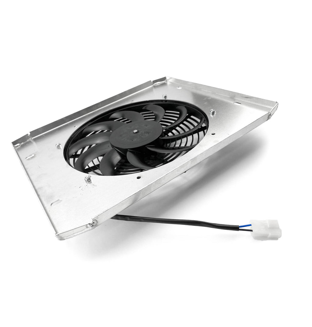 SHROUD & FAN KIT, SPAL FAN, RADIATOR, QUAD PASS, HIGH EFFICIENCY