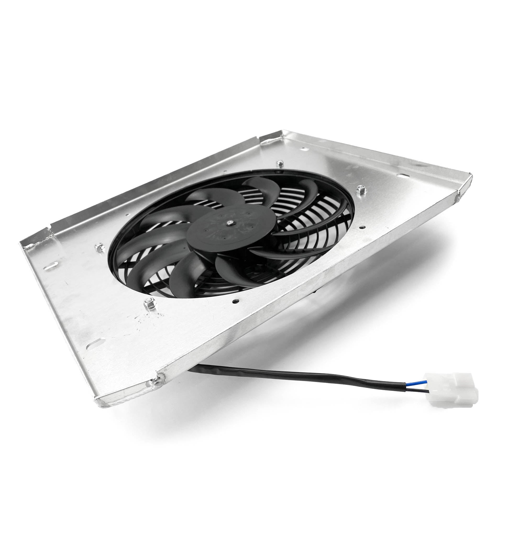 SHROUD & FAN KIT, SPAL FAN, RADIATOR, QUAD PASS, HIGH EFFICIENCY