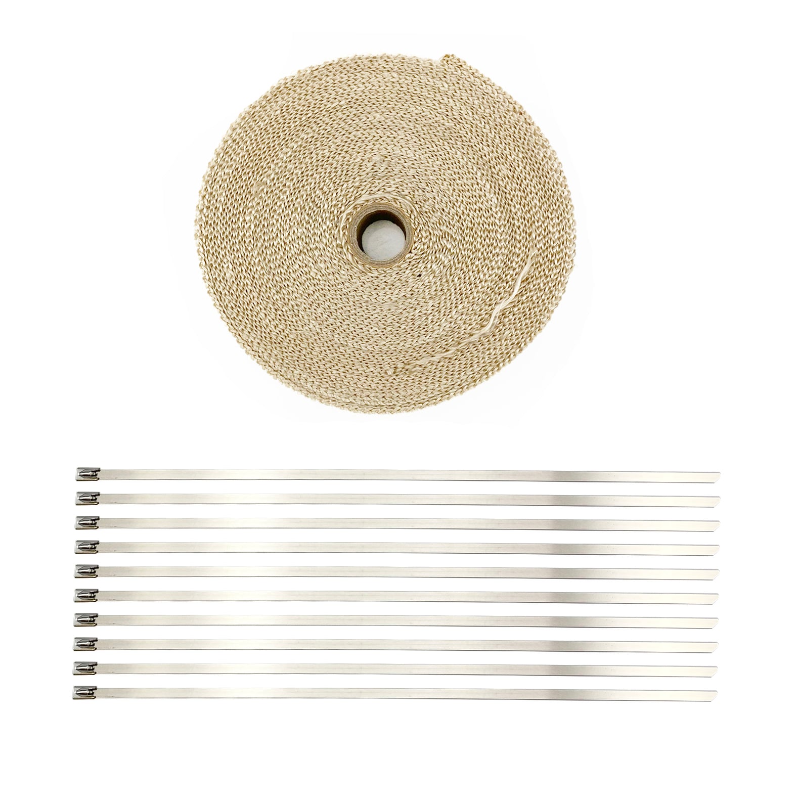 2x50' EXHAUST WRAP, Manifold Downpipe High temperature Tape