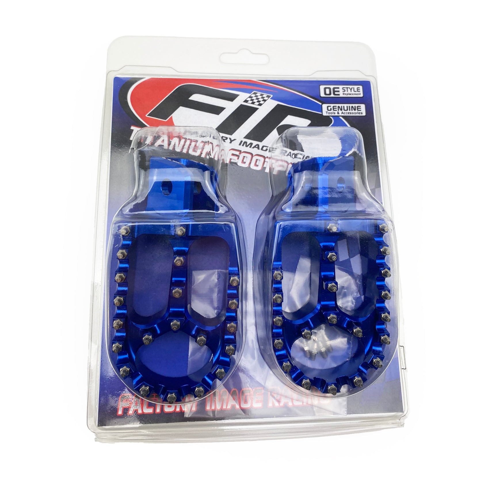 FOOT PEG ALLOY PW PEEWEE ALUMINIUM CNC, BLUE