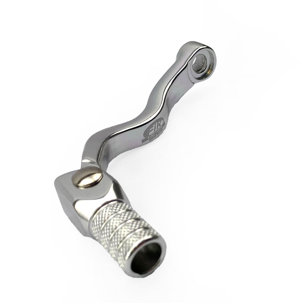 GEAR LEVER SHIFT KTM SX SXF, ALUMINIUM FORGED 54834031000, FIR BRAND, SILVER