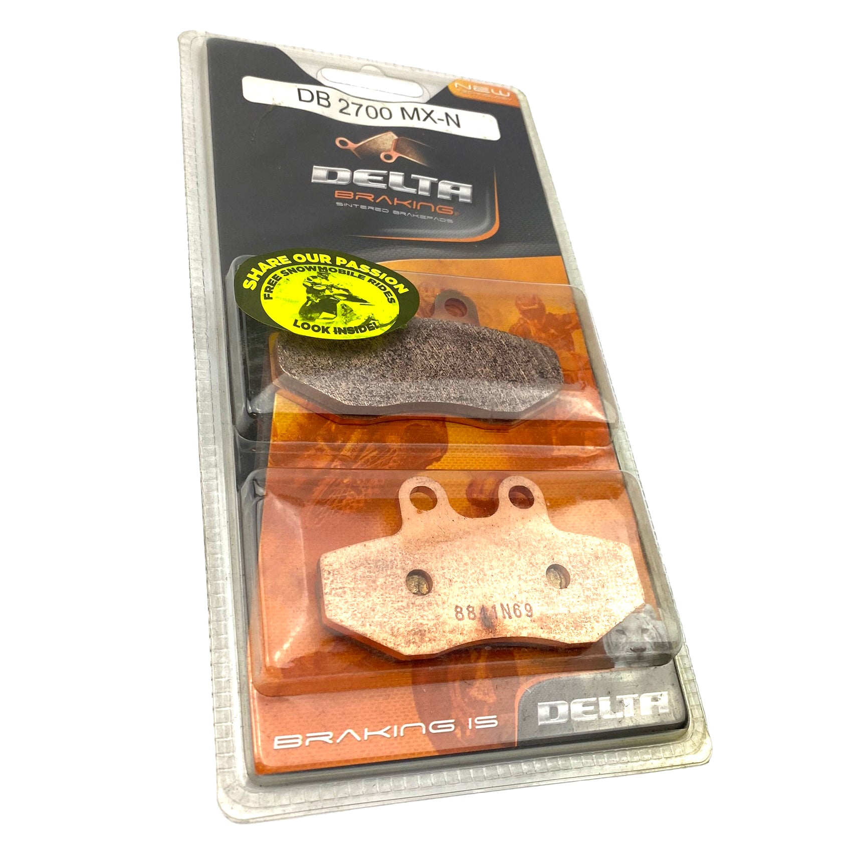BRAKE PADS DELTA ORN(MXN) SINTERED METAL OFF ROAD PADS DB2700 (FA167 VD9007)