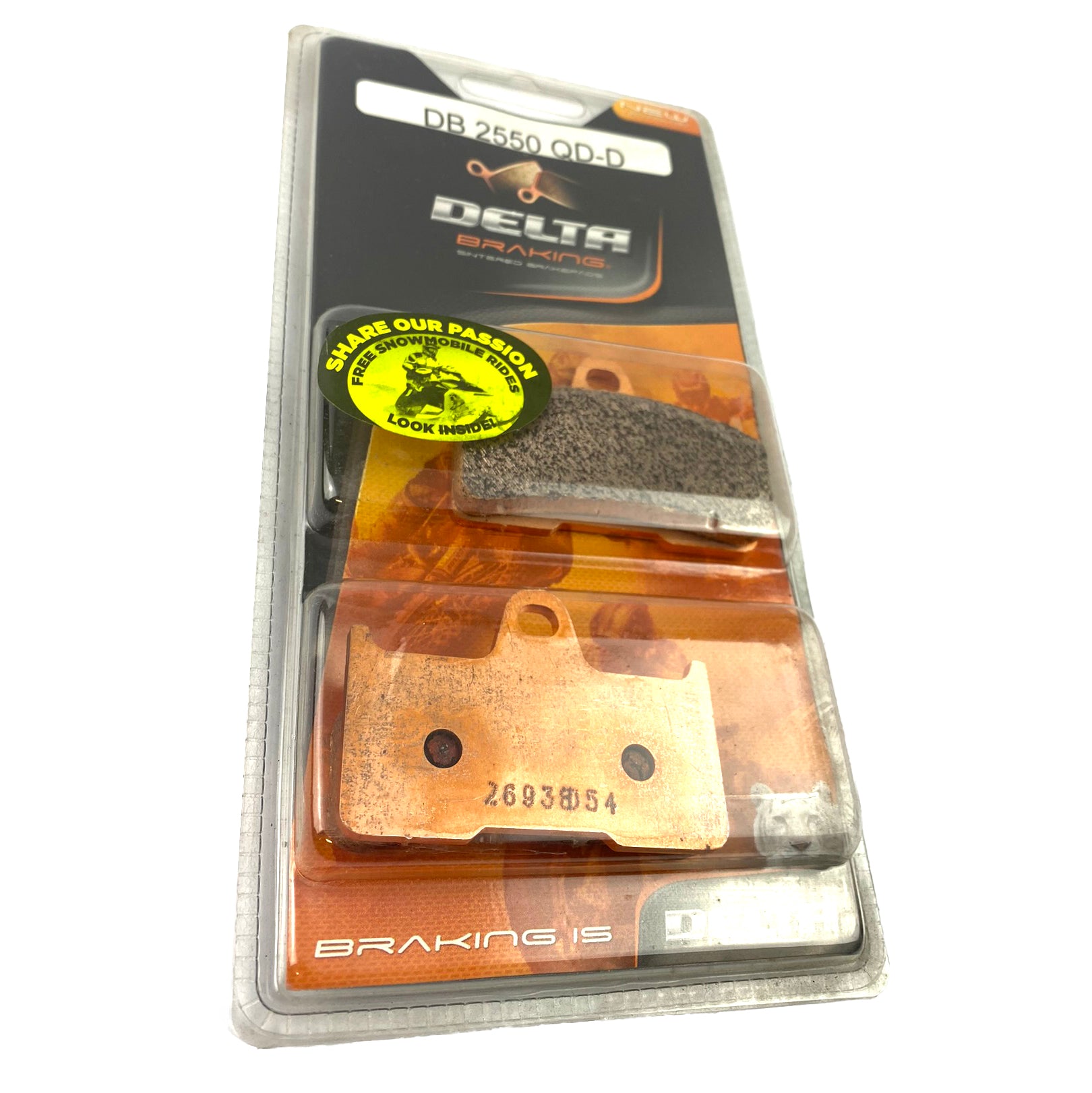 BRAKE PADS DELTA ORD(QDD) OFF ROAD PADS DB2550 (FA344 VD270)
