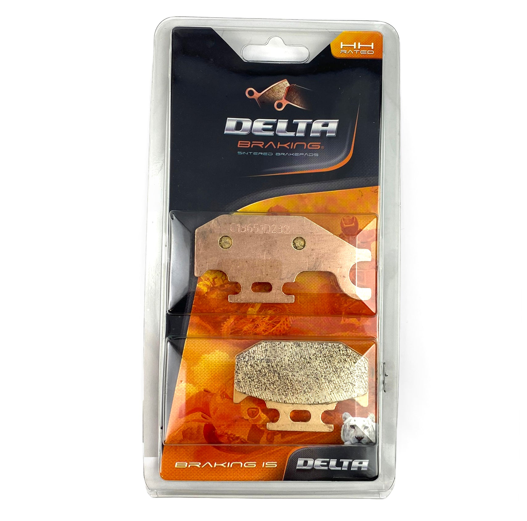 BRAKE PADS SINTERED METAL HS, OR-N HIGH FRICTION, 39-413.H.ORO, DB2163 QD-N