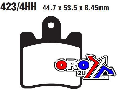 BRAKE PADS FA423/4HH EBC, EBCFA423/4HH