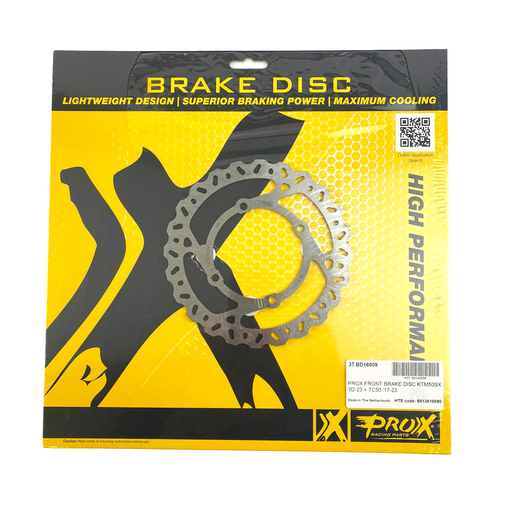 DISC BRAKE FRONT KTM50SX, PROX 37.BD16009