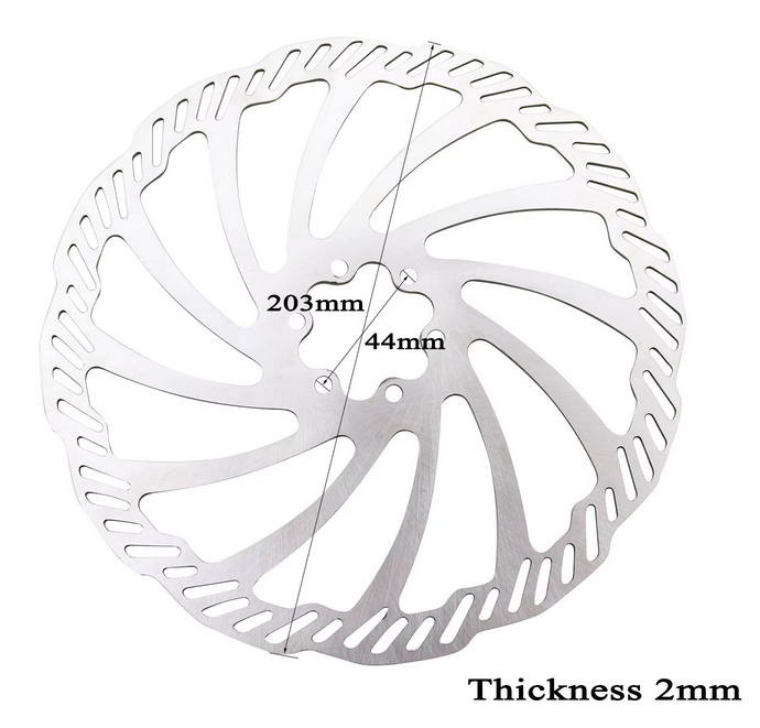 FRONT BRAKE DISC 203mm SURRON