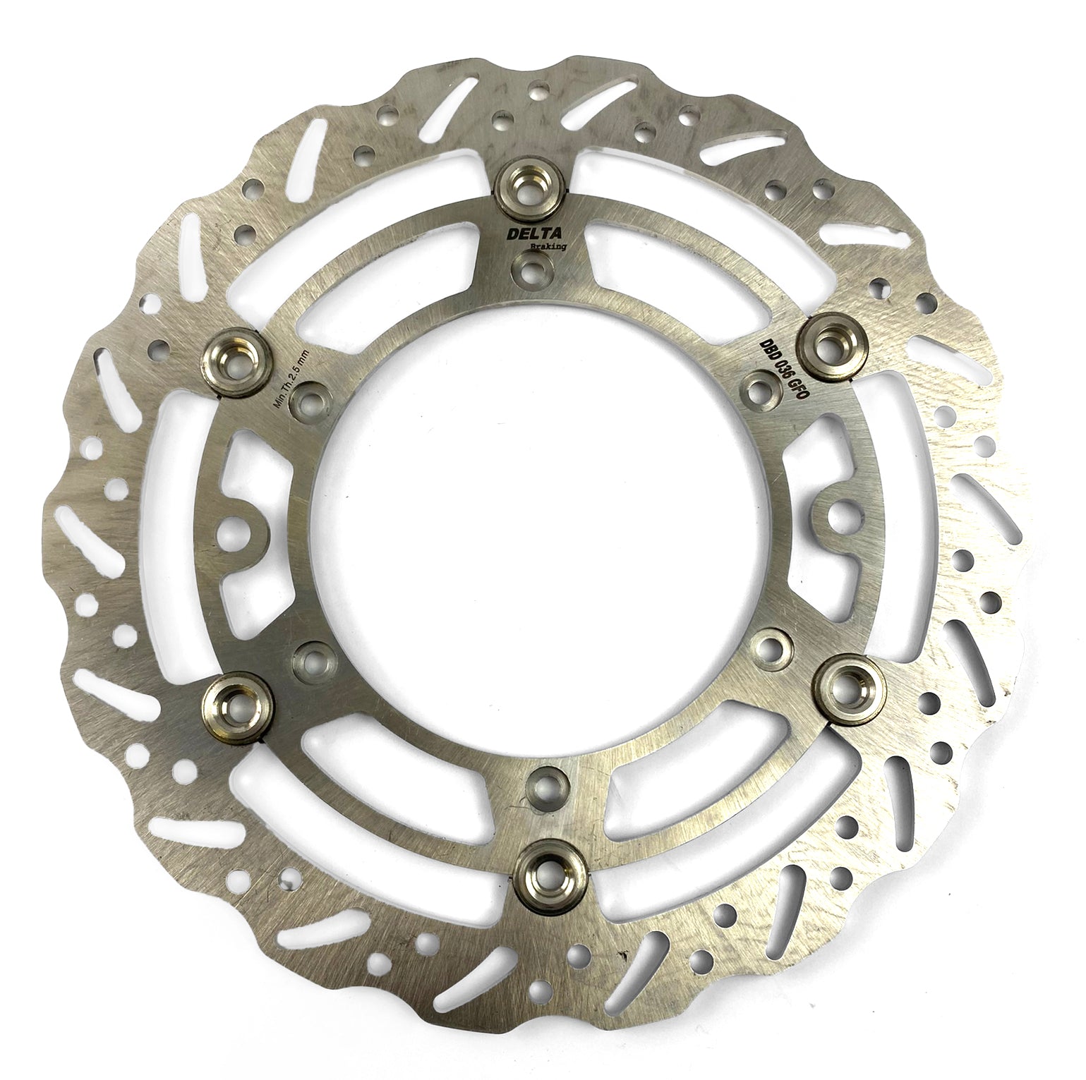 DISC BRAKE FRONT KTM HUSQ, 270MM FLOATING, DELTA BRAKING DBD036, 77309060000, 77309060300