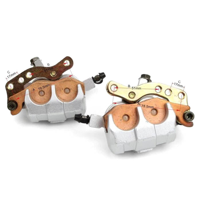 BRAKE CALIPER LH / RH SET KVF750, 43080-0019-DJ, 43080-0020-DJ