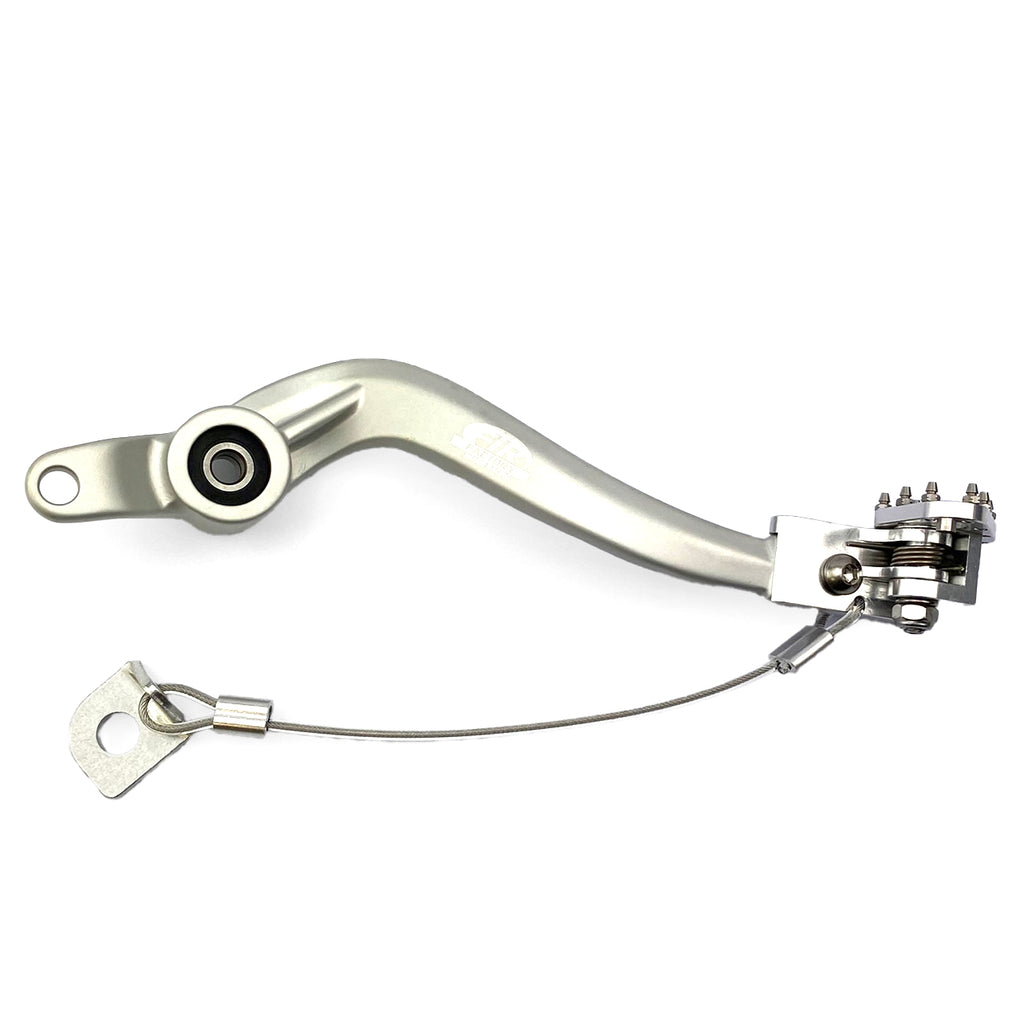 BRAKE PEDAL 18-19 GASGAS EC/XC 250/300 SILVER, FIR BRAND BE13000GG, BE13000CT-CLJ-1